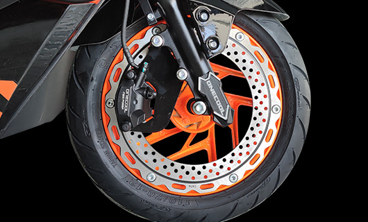 Explorer electric motorcycle from ARKVIA — view 2